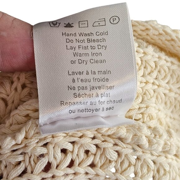 Heartloom Lydia Cardi White Cream Button Up Knit Cardigan Sz S - Picture 12 of 12